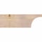 Ekena Millwork Huntington Smooth Rafter Tail, Douglas Fir, 5 1/2"W x 12"H x 36"L RFT06X12X36HUN00SDF - alternate 4